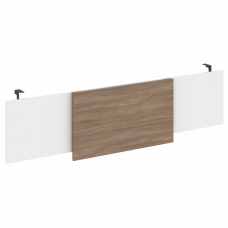 Onix Direct Царга стола руководителя O.M-CSR-6 Дуб Аризона/Белый Бриллиант/Металл Антрацит 1740*450*