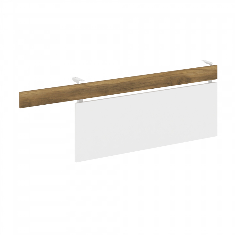 Concept Царга стола с опорной тумбой CN.CST-004 Сандал Янтарный/Белый Бриллиант/Металл Белый 1430*18