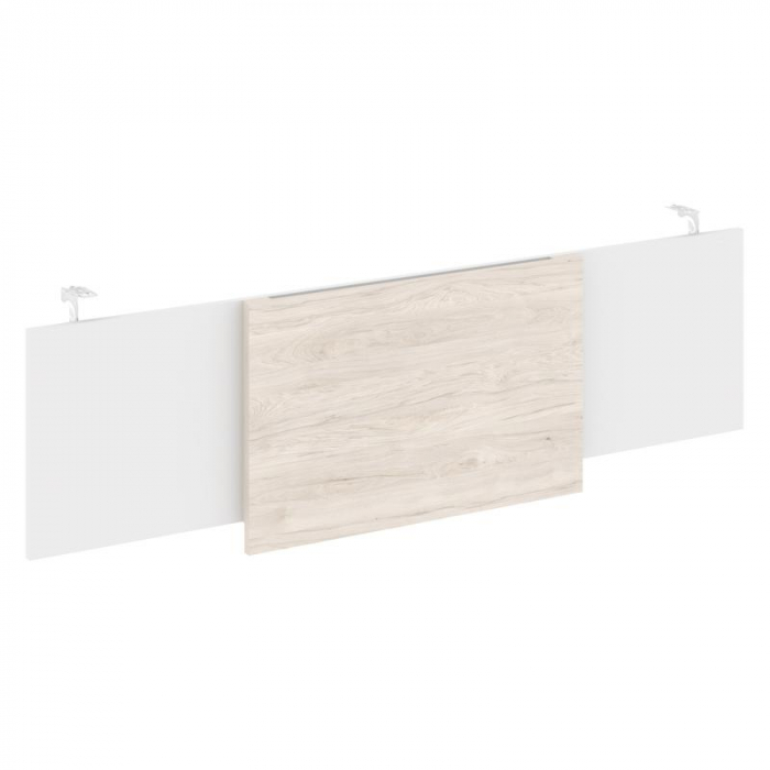 Onix Direct Lux Царга стола руководителя O.M-CSR-5 Белый Бриллиант/Денвер Светлый/Хром 1540*450*54