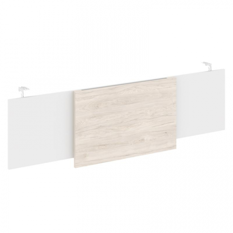 Onix Direct Lux Царга стола руководителя O.M-CSR-5 Белый Бриллиант/Денвер Светлый/Хром 1540*450*54