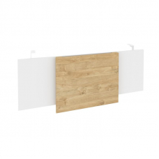 Onix Direct Царга стола руководителя O.M-CSR-3 Белый Бриллиант/Тиквуд Светлый/Металл Белый 1140*450*