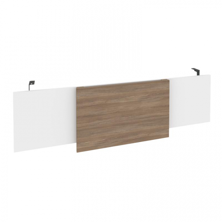 Onix Direct Царга стола руководителя O.M-CSR-5 Белый Бриллиант/Дуб Аризона/Металл Антрацит 1540*450*