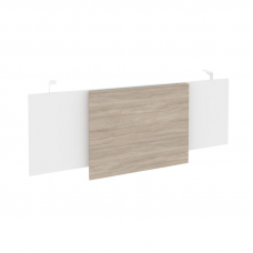 Onix Direct Царга стола руководителя O.M-CSR-3 Белый Бриллиант/Дуб Аттик/Металл Белый 1140*450*54