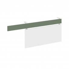 Concept Царга стола с опорной тумбой CN.CST-001 Кобо/Белый Бриллиант/Металл Белый 830*18*458