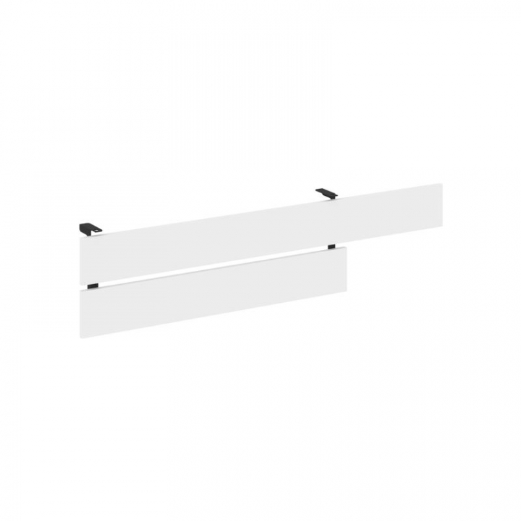 Rift Direct Царга стола с опорной тумбой RF.CST-005 Белый Бриллиант/Металл Черный 1696/1268*18*340