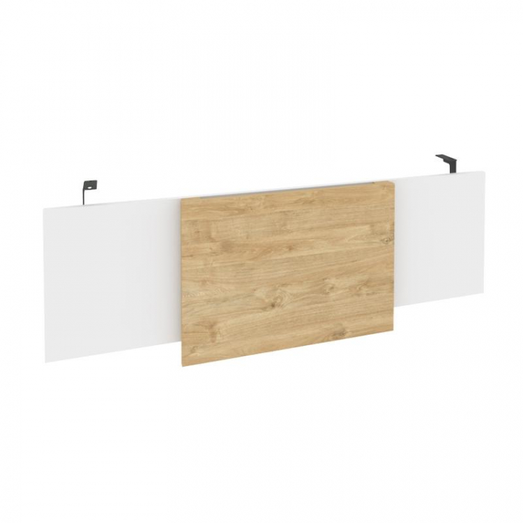 Onix Direct Царга стола руководителя O.M-CSR-4 Белый Бриллиант/Тиквуд Светлый/Металл Антрацит 1340*4