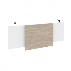 Onix Direct Царга стола руководителя O.M-CSR-3 Белый Бриллиант/Дуб Аттик/Металл Антрацит 1140*450*54