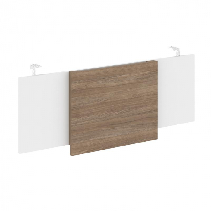 Onix Direct Lux Царга стола руководителя O.M-CSR-3 Белый Бриллиант/Дуб Аризона/Хром 1140*450*54