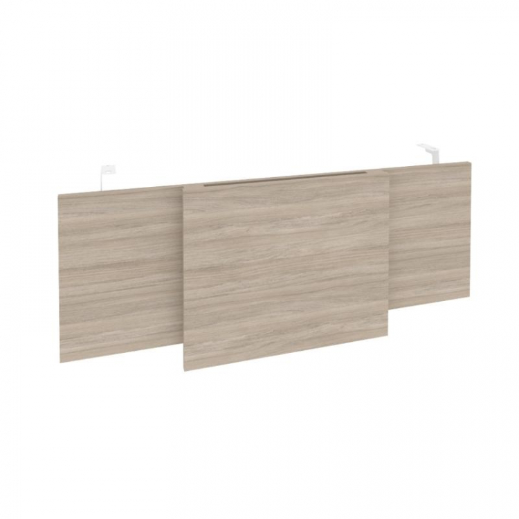 Onix Direct Царга стола руководителя O.M-CSR-3 Дуб Аттик/Металл Белый 1140*450*54