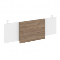 Onix Direct Lux Царга стола руководителя O.M-CSR-4 Белый Бриллиант/Дуб Аризона/Хром 1340*450*54