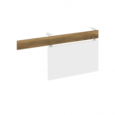 Concept Царга стола с опорной тумбой CN.CST-002 Сандал Янтарный/Белый Бриллиант/Металл Белый 1030*18