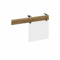 Concept Царга стола с опорной тумбой CN.CST-001 Сандал Янтарный/Белый Бриллиант/Металл Черный 830*18