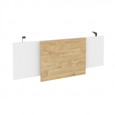 Onix Direct Царга стола руководителя O.M-CSR-3 Белый Бриллиант/Тиквуд Светлый/Металл Антрацит 1140*4