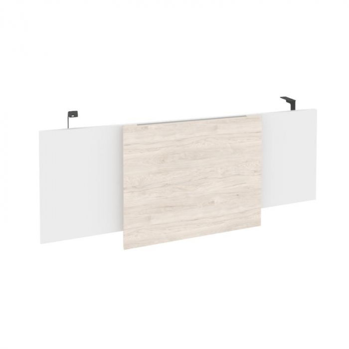 Onix Direct Царга стола руководителя O.M-CSR-3 Белый Бриллиант/Денвер Светлый/Металл Антрацит 1140*4