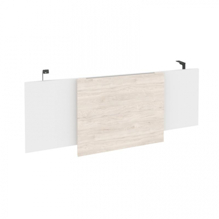 Onix Direct Царга стола руководителя O.M-CSR-3 Белый Бриллиант/Денвер Светлый/Металл Антрацит 1140*4