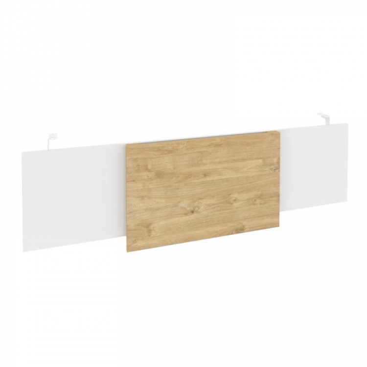 Onix Direct Царга стола руководителя O.M-CSR-5 Белый Бриллиант/Тиквуд Светлый/Металл Белый 1540*450*