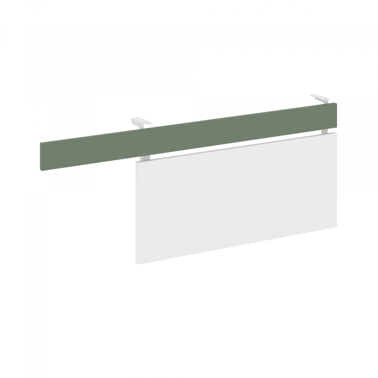 Concept Царга стола с опорной тумбой CN.CST-003 Кобо/Белый Бриллиант/Металл Белый 1230*18*458