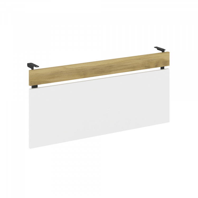 Concept Царга стола CN.CS-002 Дуб Винченцо/Белый Бриллиант/Металл Черный 1030*18*458