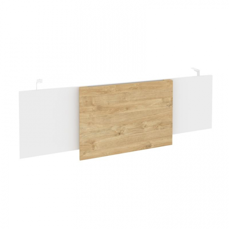 Onix Direct Царга стола руководителя O.M-CSR-4 Белый Бриллиант/Тиквуд Светлый/Металл Белый 1340*450*