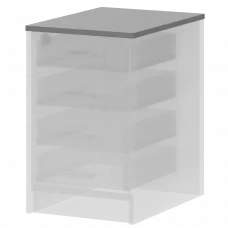 Крышка к приставным тумбам А-707.60 Серый 600x440x22 Арго