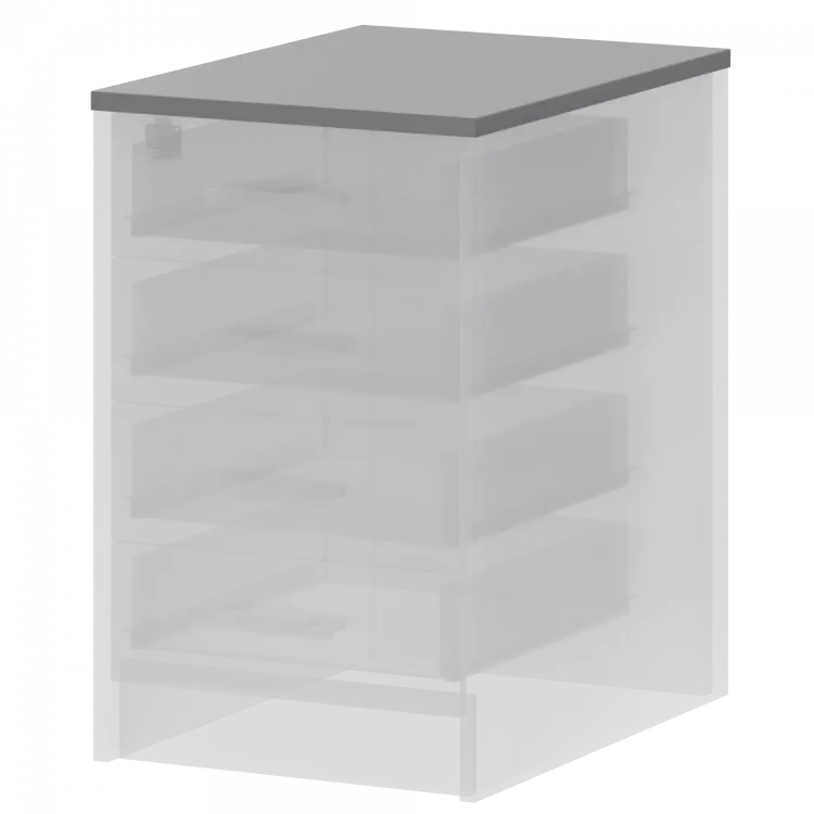 Крышка к приставным тумбам А-707.60 Серый 600x440x22 Арго