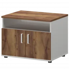 Тумба для оргтехники СМТ-2ДН Тип2 Белый/Таксония 800x600x625 Смарт