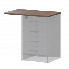 Крышка к приставным тумбам А-706.Ф Темный шимо 450x730x22 Арго