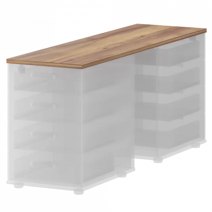 Топ единый для двух приставных тумб СМТ-4Т25-15 Таксония 434x1496x25 Смарт