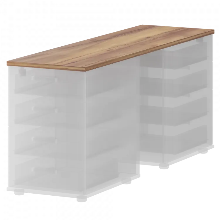 Топ единый для двух приставных тумб СМТ-4Т25-15 Таксония 434x1496x25 Смарт