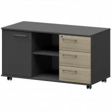 Креденция правая KZT-62R Кронберг/Графит 1200x568x648 Кортез