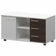 Креденция правая KZT-62R Дуб венге/Белый 1200x568x648 Кортез