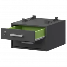 Тумба подвесная для столов на м/каркасе АМТ2-02М.60 Антрацит/Антрацит 432x470x296 Арго-М