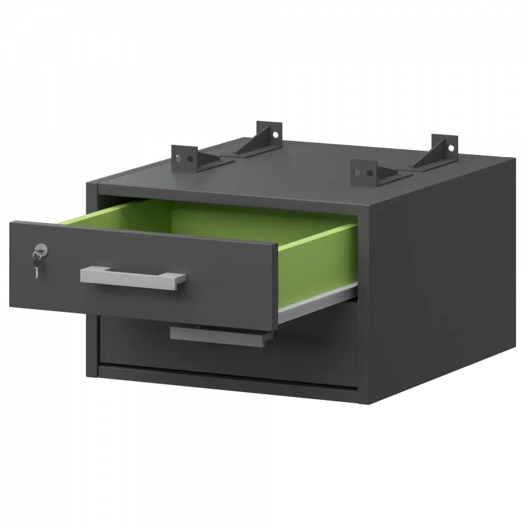 Тумба подвесная для столов на м/каркасе АМТ2-02М.60 Антрацит/Антрацит 432x470x296 Арго-М