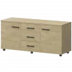 Греденция НТ-350.60.Ч Баттл Рок 1350x445x670 Аргентум