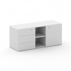 Греденция CRU.GR-1 Белый Бриллиант UM 1250*460*532