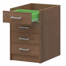 Корпус тумбы приставной АТ-07 Орех 440x600x740 Арго