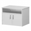 Тумба под оргтехнику АТ-10 Белый 800x600x600 Арго