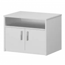 Тумба под оргтехнику АТ-10 Белый 800x600x600 Арго