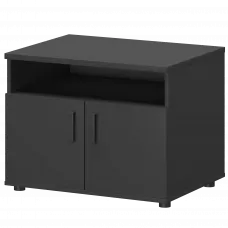 Тумба для оргтехники СМТ-2ДН Графит 800x600x625 Смарт