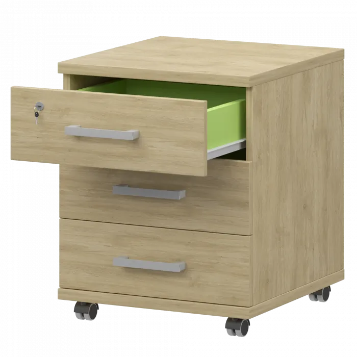 Тумба подкатная НТ-330 Баттл Рок 430x442x583 Аргентум