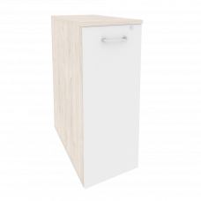Onix Тумба высокая выдвижная приставная/опорная O.VTPO-8 Денвер Светлый/Белый Бриллиант 432*800*1120