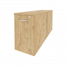 Onix Тумба двойная низкая выдвижная приставная/опорная O.VTPO-2.8 Тиквуд Светлый 432*1635*750