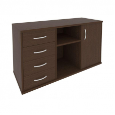 Riva Тумба под оргтехнику с фолдингом А.МТ-2F Венге Цаво 1192*450*667