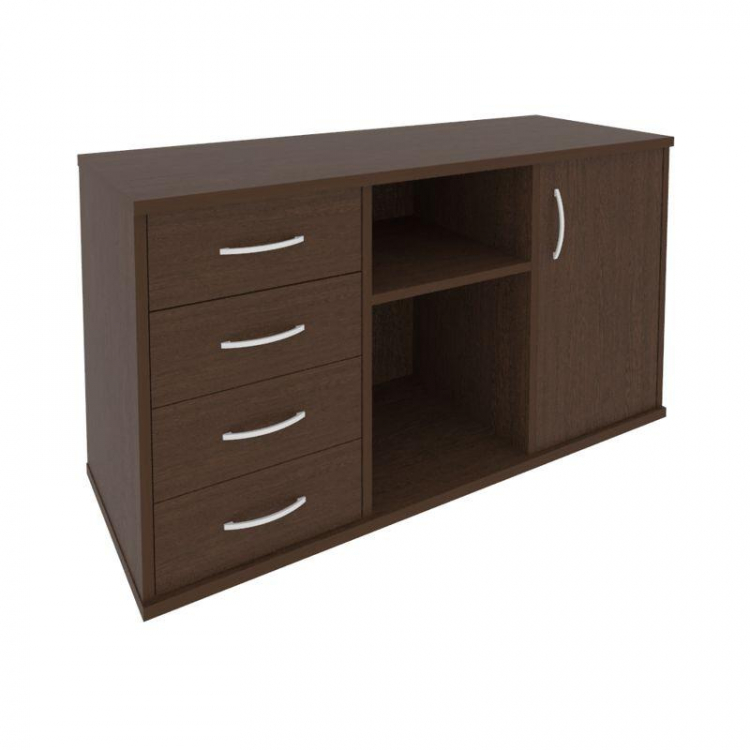 Riva Тумба под оргтехнику с фолдингом А.МТ-2F Венге Цаво 1192*450*667