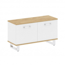 Shift Греденция малая SK.GR-M Тиквуд Светлый/Белый Бриллиант 1200*450*680