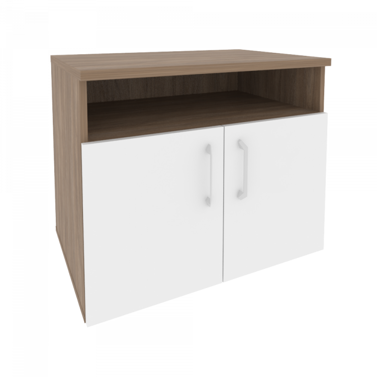Onix Тумба для оргтехники O.TM-1 Дуб Аризона/Белый Бриллиант 800*600*680