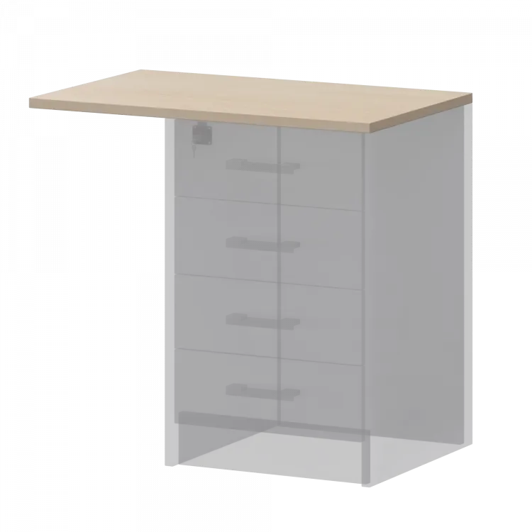 Крышка к приставным тумбам А-706.Ф Бук 730x450x22 Арго