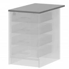 Крышка к приставным тумбам А-707 Серый 730x440x22 Арго