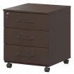Тумба мобильная с центральным замком К-923 Дуб венге 434x470x600 Приоритет