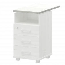 Крышка тумбы НТ-320.73 Сосна винтер 438x730x25 Аргентум